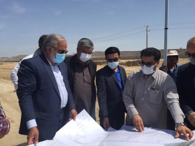استاندار سیستان و بلوچستان از پروژه عملیات اجرایی کمربندی شمالی چابهار بازدید کرد