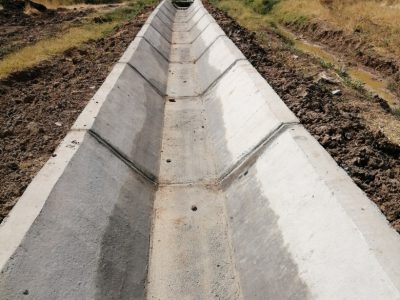 ساخت یک کانال انتقال آب کشاورزی در البرز به پایان رسید