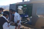 امدادگران اورژانس هوایی قزوین ناجیان مرد ۵۲ ساله رازمیانی